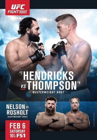 UFC Fight Night: Hendricks vs. Thompson .